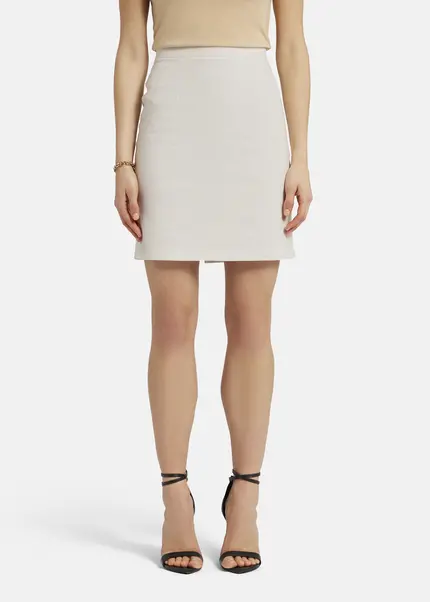 Nicowa Classic sheath skirt - TRECAWI in WHITEarticle number NC9A12402011E-004 Clearance-Verkauf
