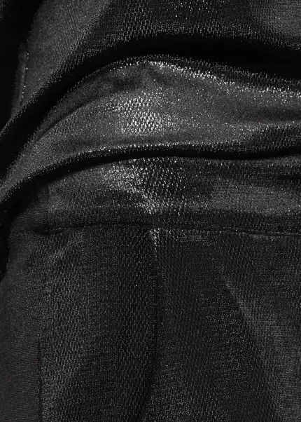 Nicowa Loose trousers made of lamé velvet RIMBIO in BLACK LAMÉarticle number NC8A22508019E-002 Begrenzt auf 3 Tage