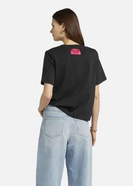 Nicowa T-shirt with shoulder pads -DILAWIA in BLACKarticle number NC9A12403019E-002 Fabrikverkauf