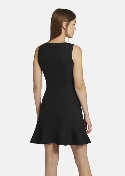 Nicowa Mini shift dress with flounce - ENAWIA in BLACKarticle number NC9A22901019E-002 Kostenloser Versand
