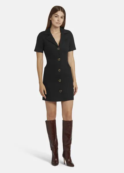 Nicowa Short blazer dress with pockets RILONA in BLACKarticle number NC9A22402019E-002 Rabatt