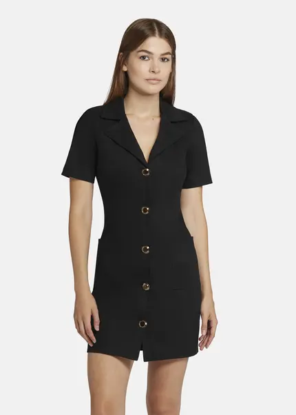Nicowa Short blazer dress with pockets RILONA in BLACKarticle number NC9A22402019E-002 Rabatt