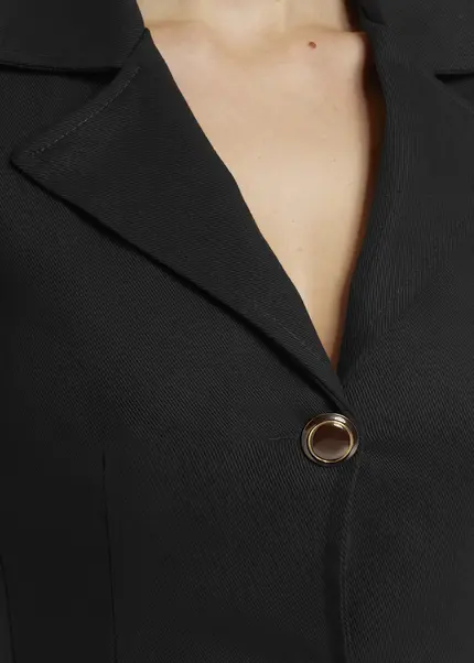Nicowa Short blazer dress with pockets RILONA in BLACKarticle number NC9A22402019E-002 Rabatt