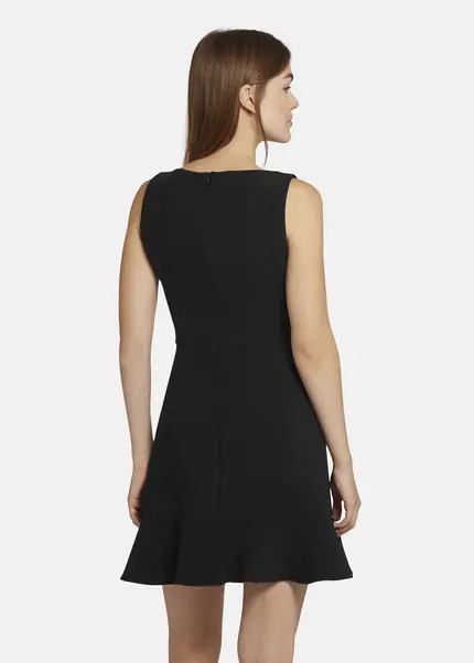 Nicowa Mini shift dress with flounce - ENAWIA in BLACKarticle number NC9A22902019E-002 Versandkostenfrei
