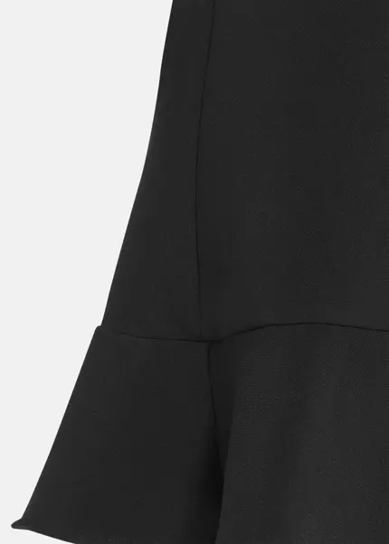 Nicowa Mini shift dress with flounce - ENAWIA in BLACKarticle number NC9A22902019E-002 Versandkostenfrei