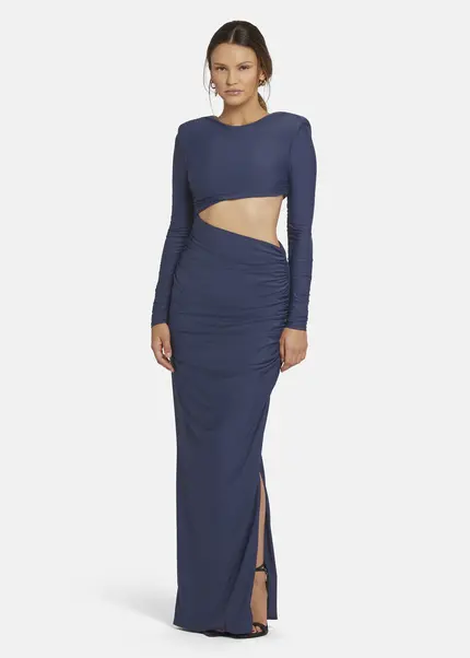 Nicowa Cut Out Evening Dress - OCAWI in MIDNIGHT BLUEarticle number NC9A24010035E-035 Begrenztes Angebot