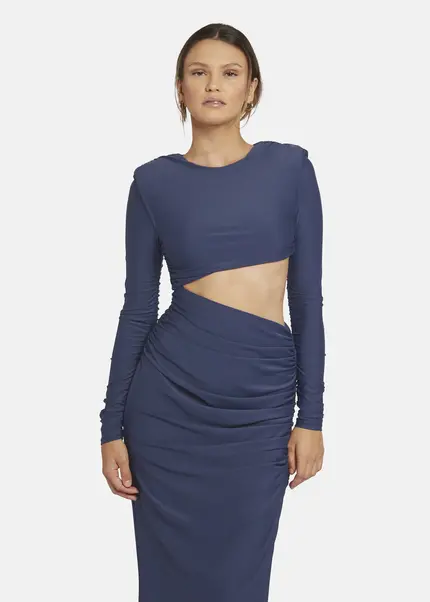 Nicowa Cut Out Evening Dress - OCAWI in MIDNIGHT BLUEarticle number NC9A24010035E-035 Begrenztes Angebot