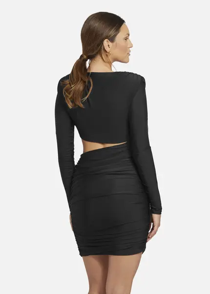 Nicowa Draped Mini Dress - OCAWI MINI in BLACKarticle number NC9A24013019E-002 Exklusivangebot