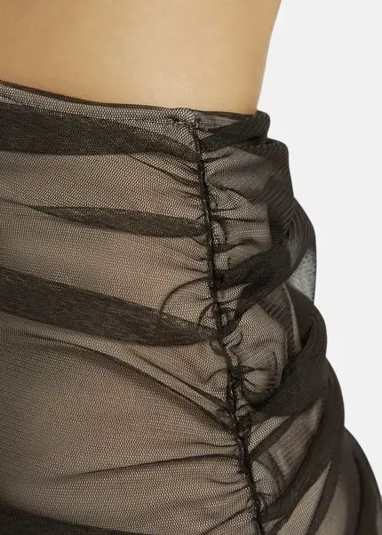 Nicowa Asymmetrical mini dress in mesh - AWITO in Blackarticle number NC9A1401319E-002 Vatertagsangebot