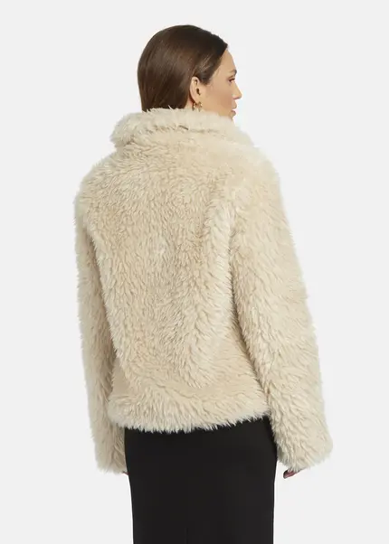 Nicowa Eco-shearling jacket - FANIWO in CREAMarticle number NC9A22906012E-072 Top Angebot