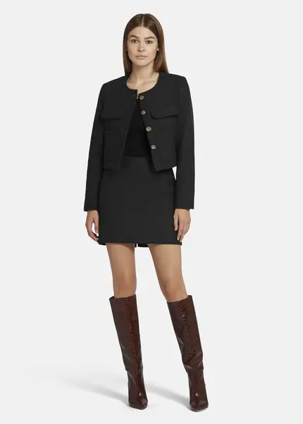 Nicowa Wool jacket with pockets - LANEVIA in ANTHRACITEarticle number NC9A22803038E-007 Neueste Mode