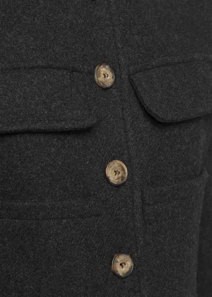 Nicowa Wool jacket with pockets - LANEVIA in ANTHRACITEarticle number NC9A22803038E-007 Neueste Mode