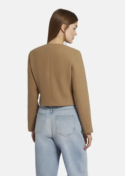 Nicowa Wool jacket with pockets - LANEVIA in BEIGEarticle number NC9A22803010E-138 Online Outlet