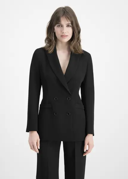 Nicowa Oversized twill blazer in BLACKarticle number NC7A12003019E-002 Zeitlich begrenztes Angebot