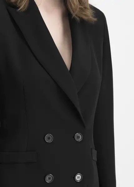 Nicowa Oversized twill blazer in BLACKarticle number NC7A12003019E-002 Zeitlich begrenztes Angebot