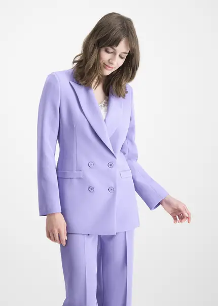 Nicowa Oversized twill blazer in LILAarticle number NC7A12002064E-145 Große Rabatte