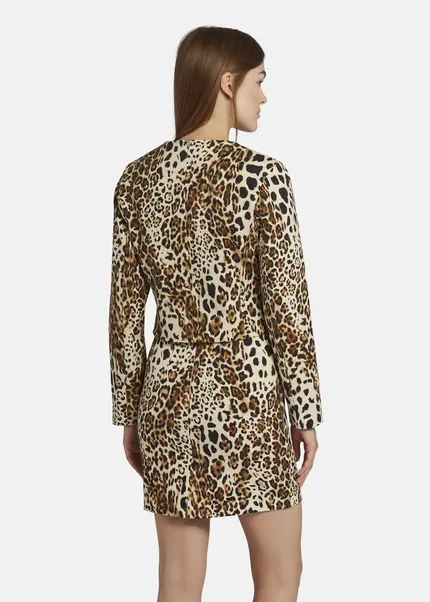 Nicowa Boxy Leo jacket - NICEO in BLACK LEOarticle number NC9A22803017E-151 Neuheiten