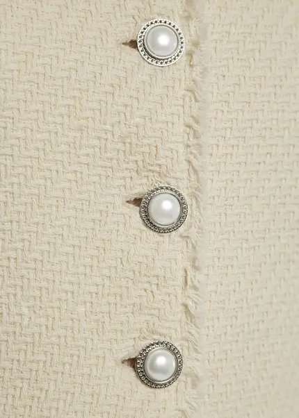 Nicowa Cropped Bouclé blazer - BIANCIWO in CREAMarticle number NC9A12605011E-072 Saisonale Angebote
