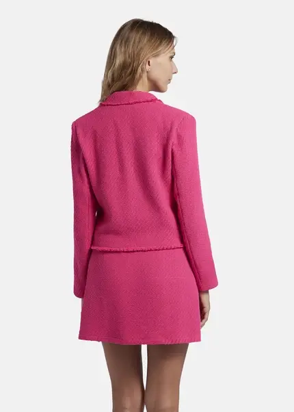 Nicowa Cropped blazer in bouclé - BAGIWO in PINKarticle number NC7A32001044E-139 VIP-Rabatte