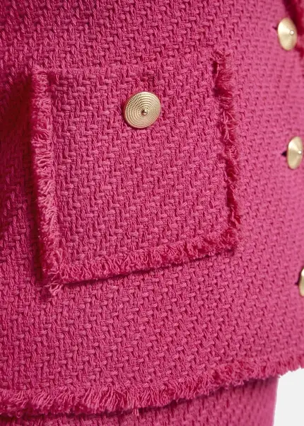 Nicowa Cropped blazer in bouclé - BAGIWO in PINKarticle number NC7A32001044E-139 VIP-Rabatte