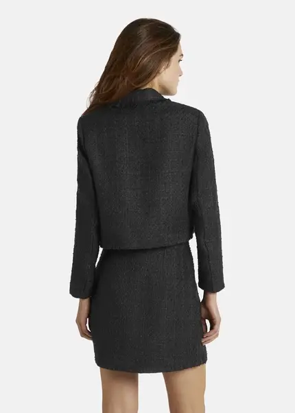 Nicowa Cropped blazer in bouclé - BAGIWO in BLACKarticle number NC7A32002019E-002 Tiefpreis