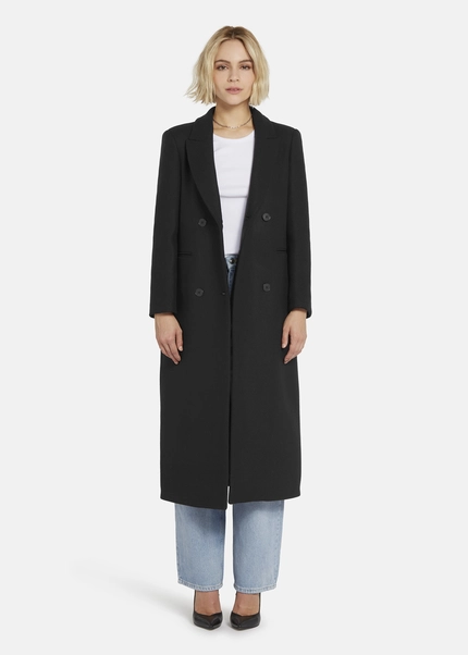 Nicowa Masculine wool coat - DRIMILO in BLACKarticle number NC8A22401019E-002 Kostenlose Rückgabe
