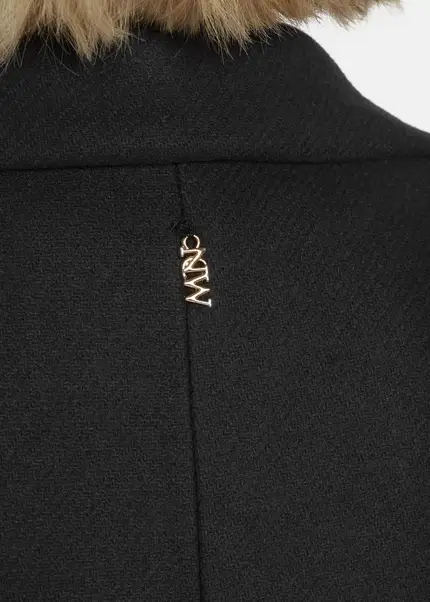 Nicowa Masculine wool coat - DRIMILO in BLACKarticle number NC8A22401019E-002 Kostenlose Rückgabe