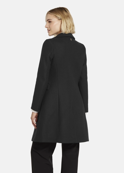 Nicowa Classic wool coat - CAPPOWA in BLACKarticle number NC8A22402019E-002 Letzte 3 Tage