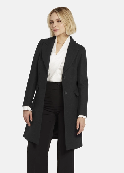 Nicowa Classic wool coat - CAPPOWA in BLACKarticle number NC8A22402019E-002 Letzte 3 Tage