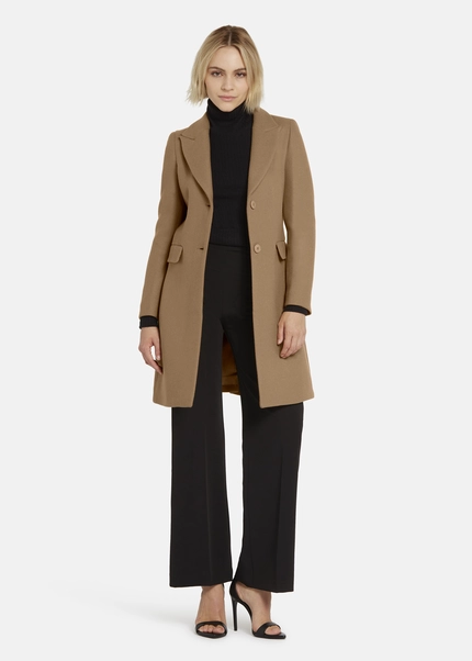 Nicowa Classic wool coat - CAPPOWA in CAMELarticle number NC8A22402022E-101 JETZT KAUFEN