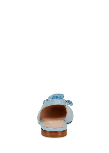 Nicowa Flower-adorned slingback ballerinas FLORWIA in LIGHT BLUEarticle number NC9A12703025E-025 Bis zu 60% Rabatt