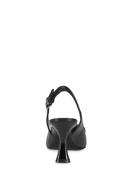 Nicowa Flower-adorned slingback pumps FLONAWIA in BLACKarticle number NC9A12702019E-002 Bis zu 65% Rabatt
