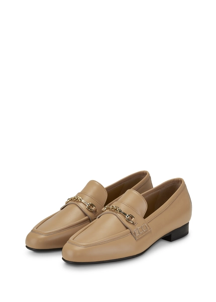 Nicowa Classic loafer with metal application MOCASO in BEIGEarticle number NC8A21503010E-138 Clearance-Verkauf