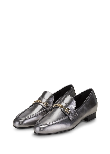 Nicowa Classic loafer with metal application MOCASO in SILVERarticle number NC8A21503031E-088 Kostenloser Versand international