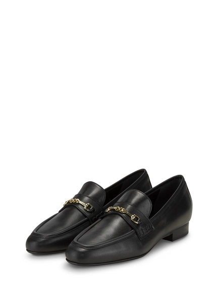Nicowa Classic loafer with metal application MOCASO in BLACKarticle number NC8A21503019E-002 Fabrikladen