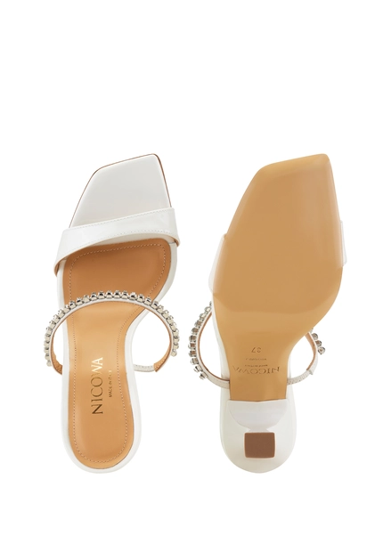 Nicowa Sandals with gemstones - VEROSIO 95 in Creamarticle number NC8A18008012E-072 Black Friday Preise