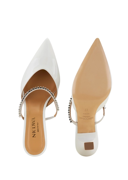 Nicowa Pumps with gemstones - ROSALIWA 75 in Creamarticle number NC8A18004012E-072 50% Rabatt für begrenzte Zeit