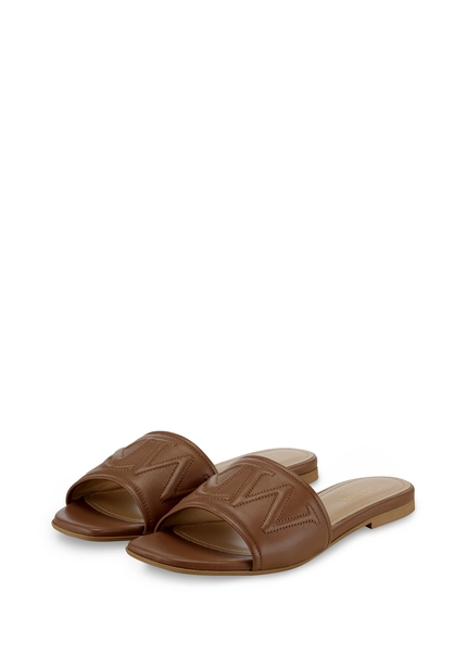 Nicowa Monogram slide sandals - LAUREWI NCW in Brownarticle number NC8A18003027E-151 Rabatte dieses Monats