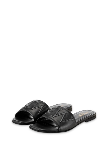 Nicowa Monogram slide sandals - LAUREWI NCW in Blackarticle number NC8A18003019E-002 2025
