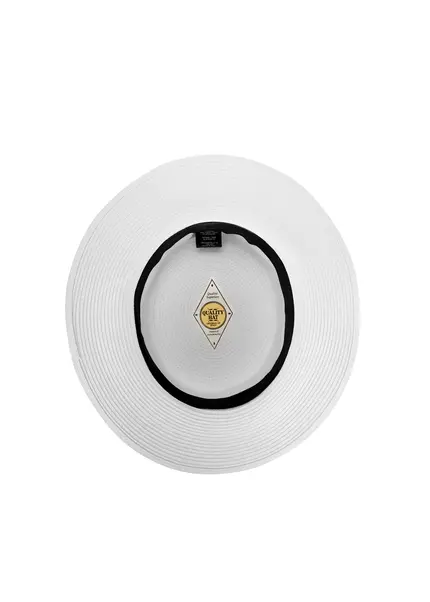 Nicowa Classic boater hat with band MONTANIO in WHITEarticle number NC9A11601011E-004 Angebote