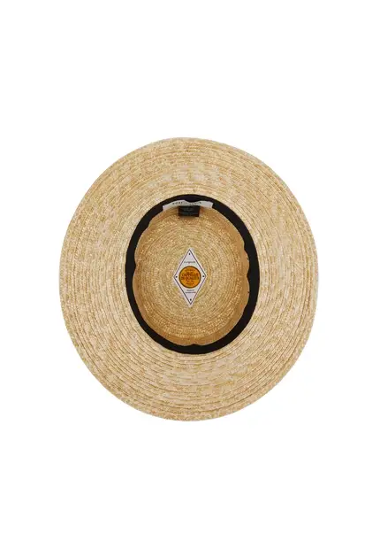 Nicowa Boater straw hat with band - MONTAPINO in Beigearticle number NC8A11601010E-138 Günstiger Verkauf