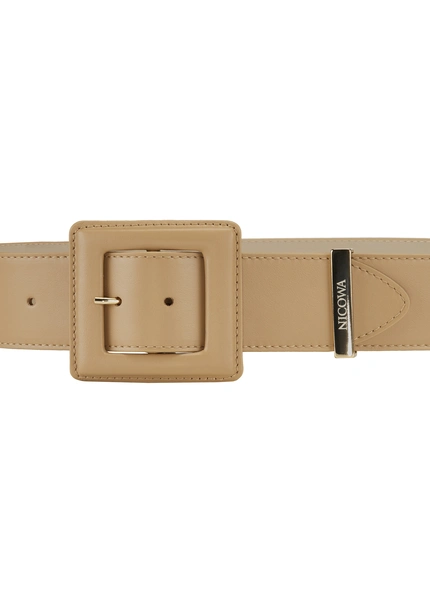 Nicowa Medium-width leather belt DOLCEWA in CAMELarticle number NC7A21102022E-101 Rabatt