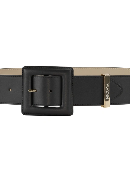 Nicowa Medium-width leather belt DOLCEWA in BLACKarticle number NC7A21102019E-002 Günstig kaufen