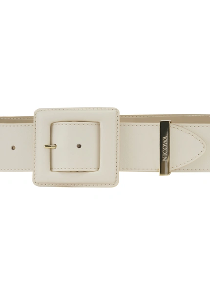 Nicowa Medium-width leather belt DOLCEWA in CREAMarticle number NC7A21102012E-072 Versandkostenfrei