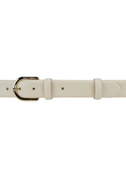 Nicowa Classic leather belt - COLANI in CREAMarticle number NC7A21101012E-072 Begrenztes Angebot
