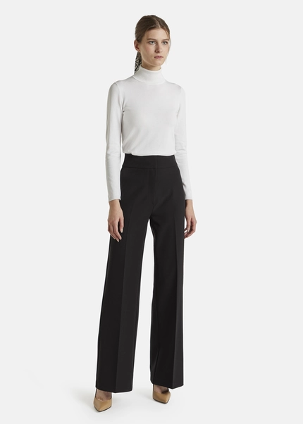Nicowa Classic wide-leg trousers CORINO in BLACKarticle number NC7A24011019E-002 Muttertagsangebot