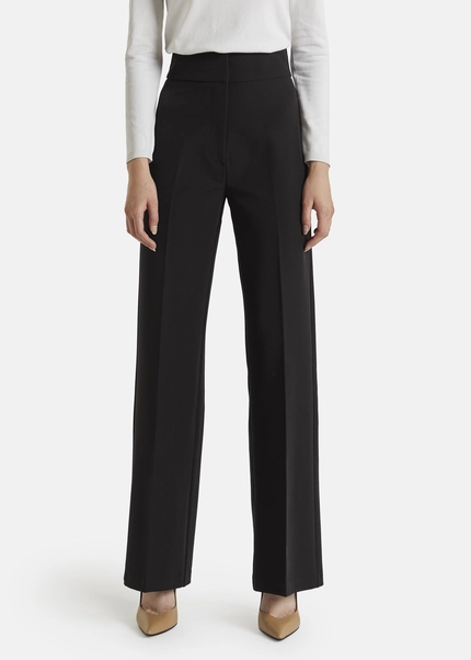 Nicowa Classic wide-leg trousers CORINO in BLACKarticle number NC7A24011019E-002 Muttertagsangebot
