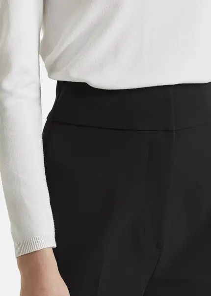 Nicowa Classic wide-leg trousers CORINO in BLACKarticle number NC7A24011019E-002 Muttertagsangebot