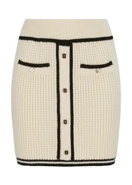 Nicowa Mini knit skirt - ANELIWO in CREAMarticle number NC8A22103012E-072 Exklusive Angebote