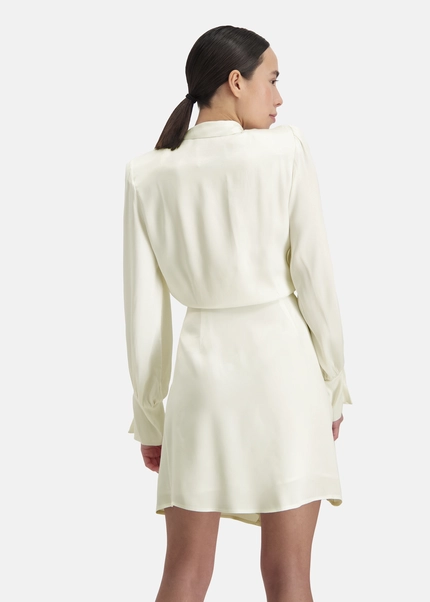 Nicowa Wrap dress with shoulder pads - TIFOWA in WHITEarticle number NC8A12014011E-004 Saisonale Angebote